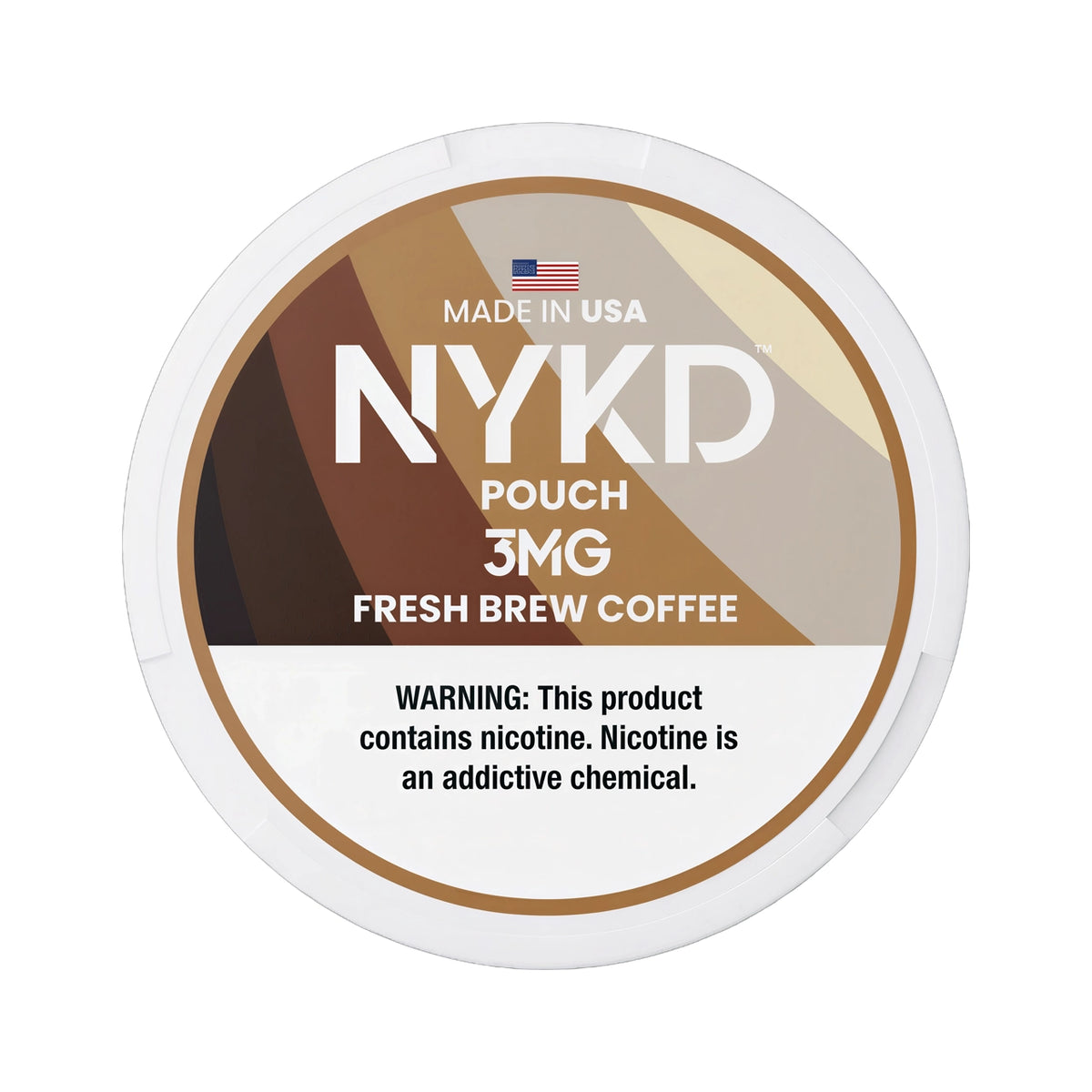 Fresh Brew Coffee NYKD Nicotine Pouches 3mg