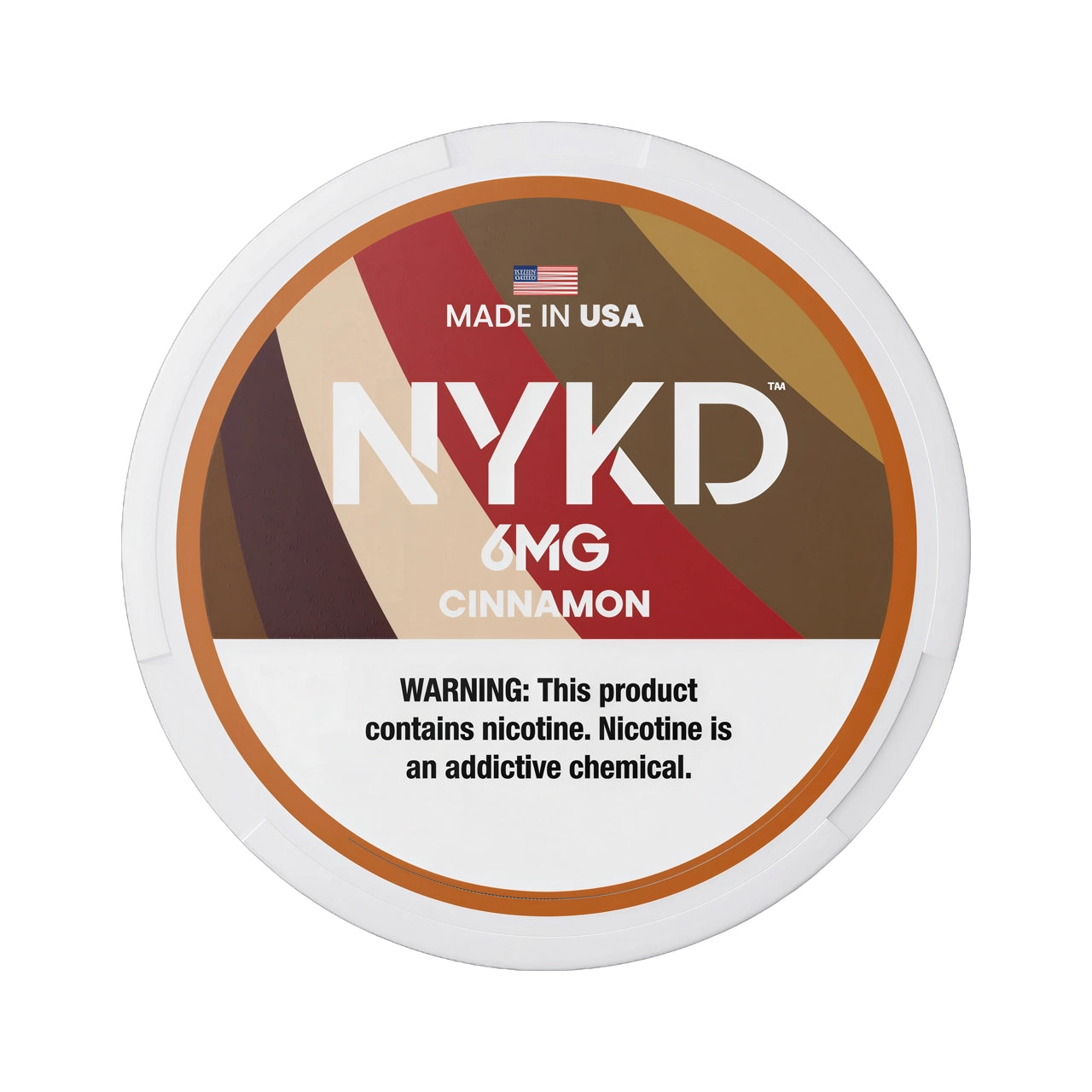 Cinnamon NYKD Nicotine Pouches 6mg