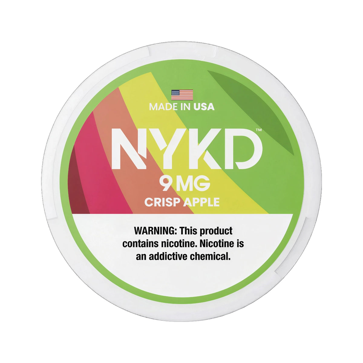 Crisp Apple NYKD Nicotine Pouches 9mg