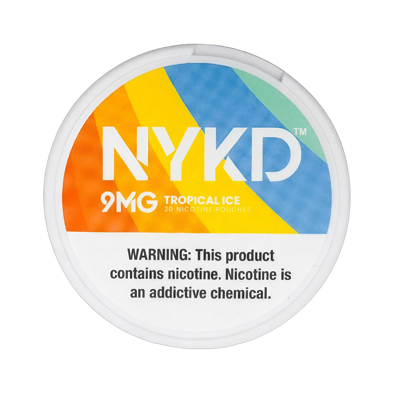 Tropical Ice NYKD Nicotine Pouches 9mg