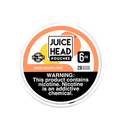 Peach Pineapple Mint Juice Head Nicotine Pouches 6mg