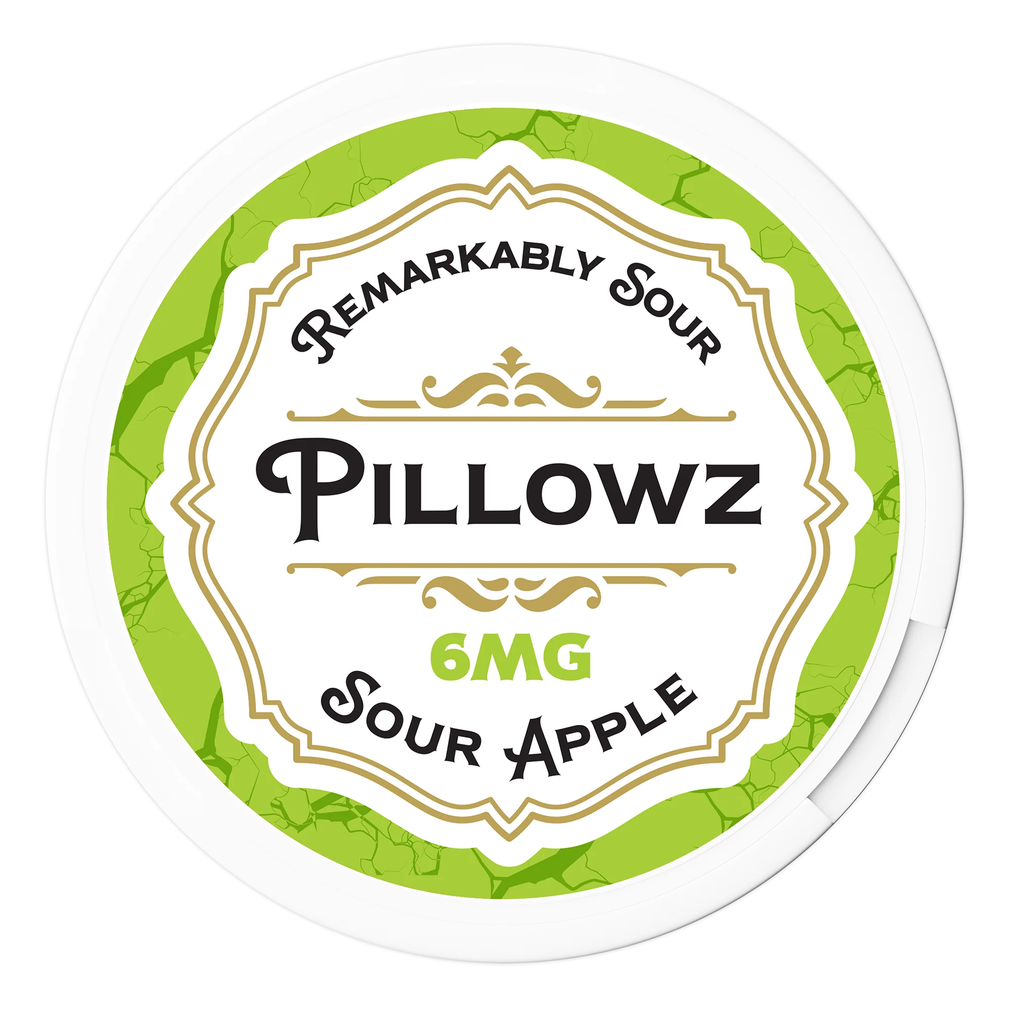 Sour Apple Pillowz Nicotine Pouches 6mg