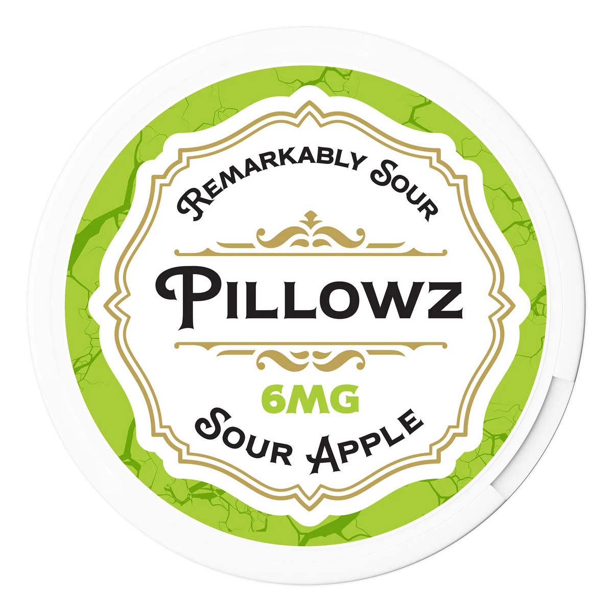 Sour Apple Pillowz Nicotine Pouches 6mg