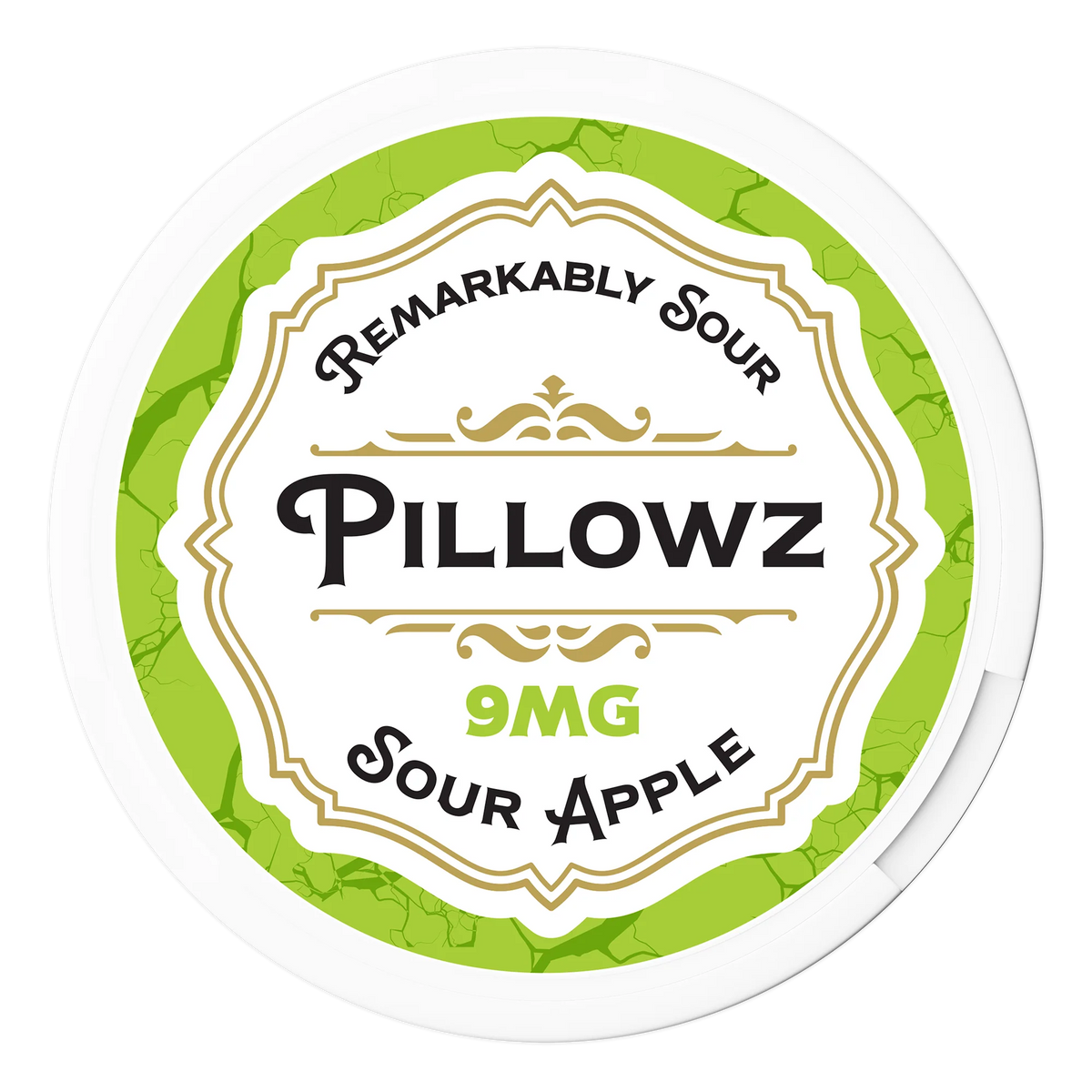 Sour Apple Pillowz Nicotine Pouches 9mg