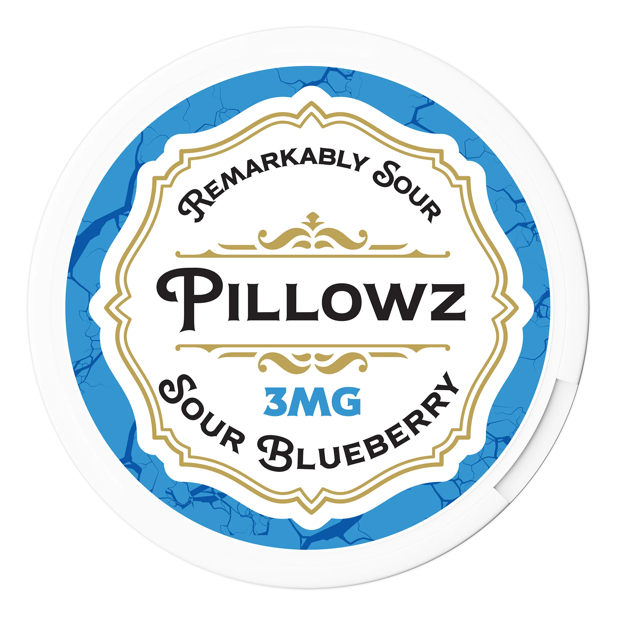 Sour Blueberry Pillowz Nicotine Pouches 3mg