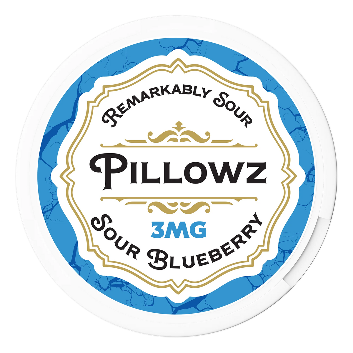 Sour Blueberry Pillowz Nicotine Pouches 3mg