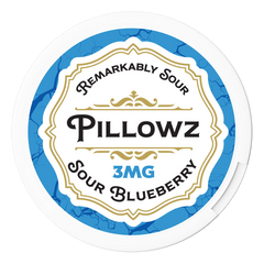 Sour Blueberry Pillowz Nicotine Pouches 3mg