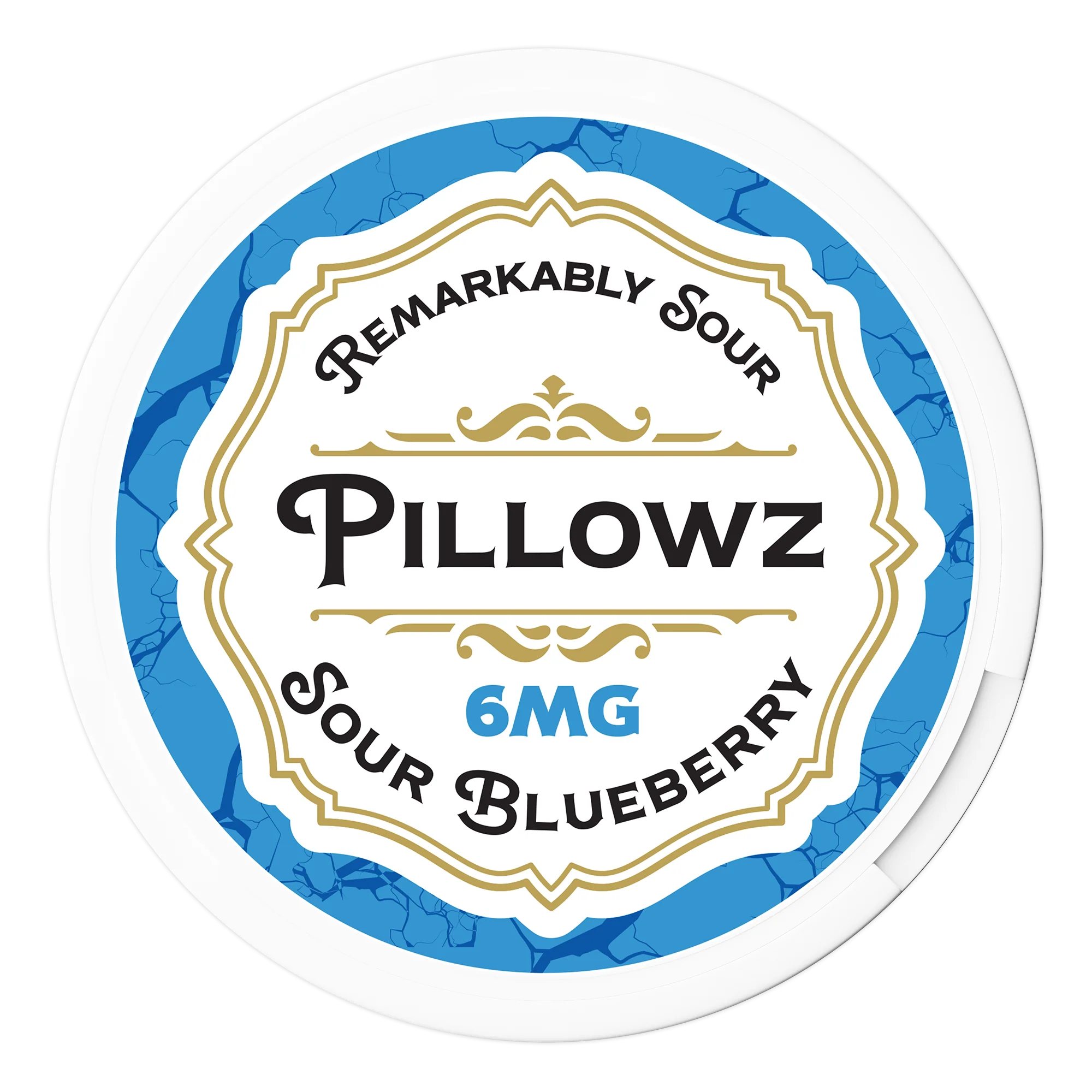 Sour Blueberry Pillowz Nicotine Pouches 6mg