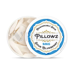 Open Box Sour Blueberry Pillowz Nicotine Pouches 9mg