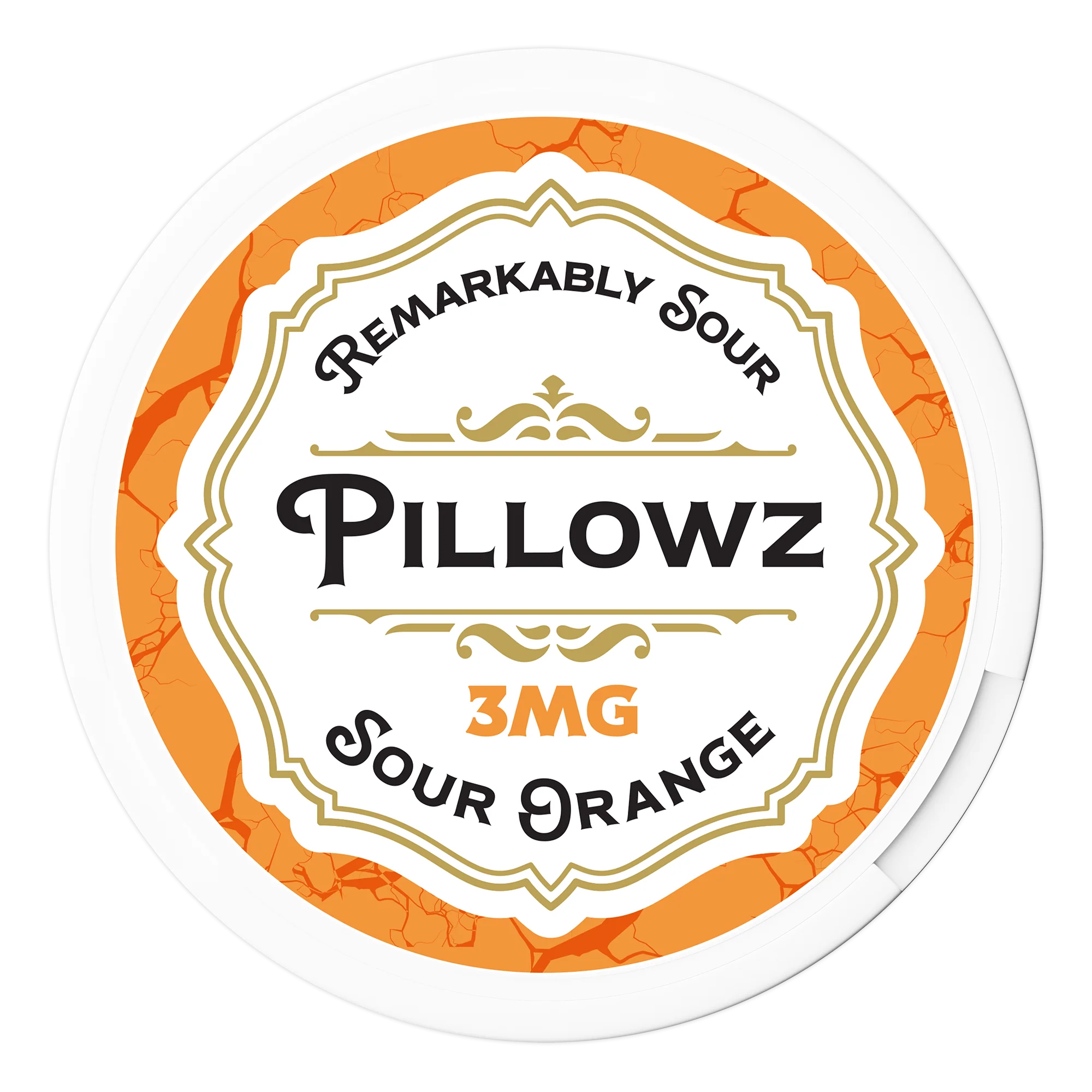 Sour Orange Pillowz Nicotine Pouches 3mg