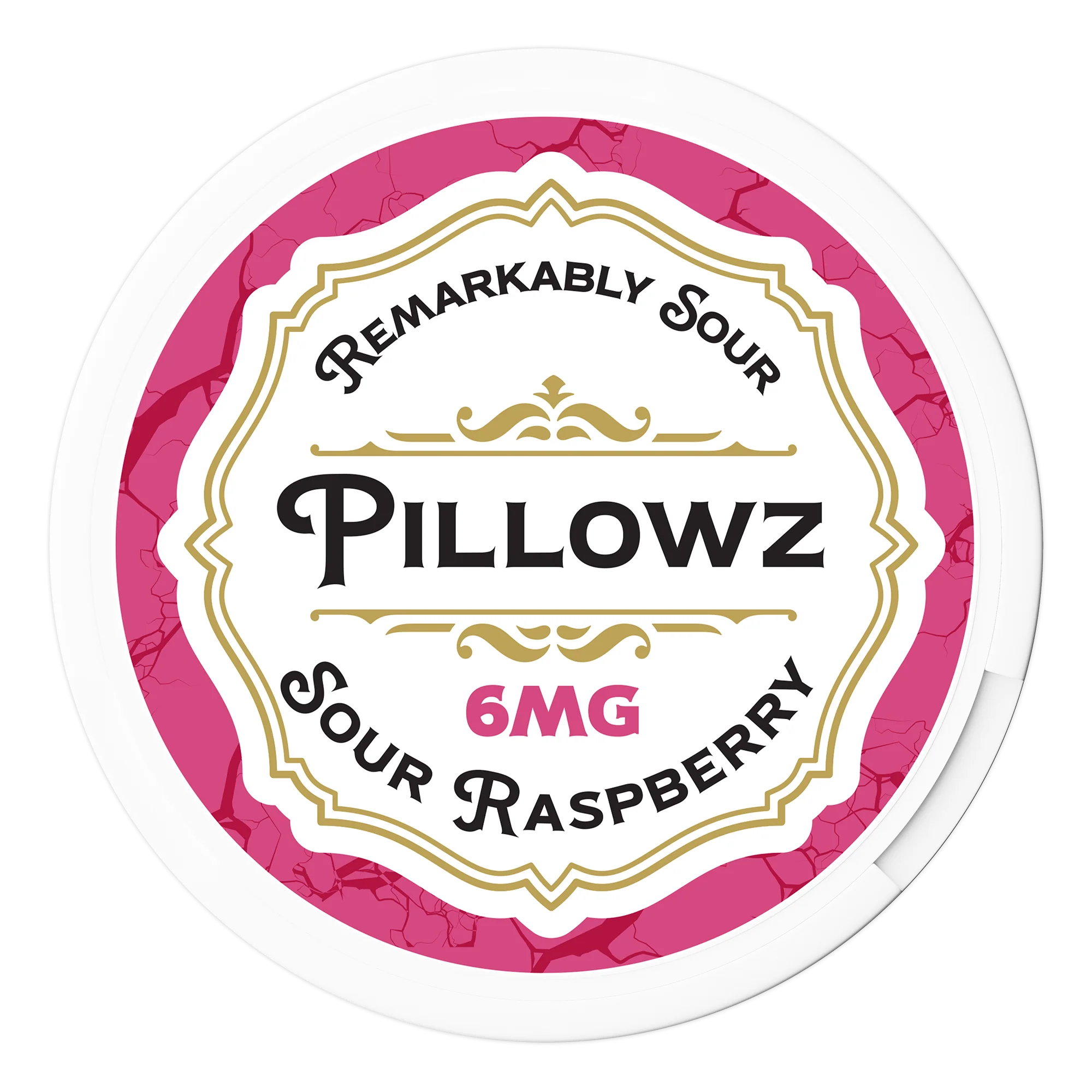 Sour Raspberry Pillowz Nicotine Pouches 6mg