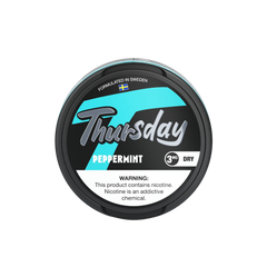 Peppermint - Dry Thursday Nicotine Pouches 3mg