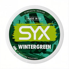 Wintergreen SYX Nicotine Pouches 12mg