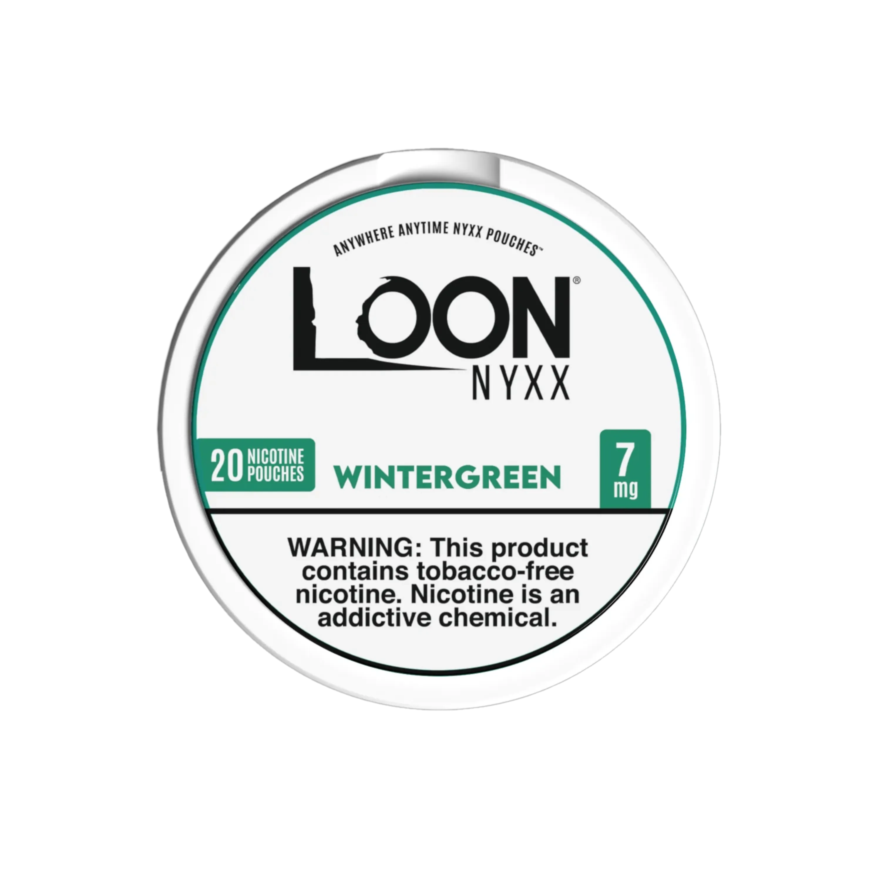 Wintergreen Loon NYXX Nicotine Pouches 7mg