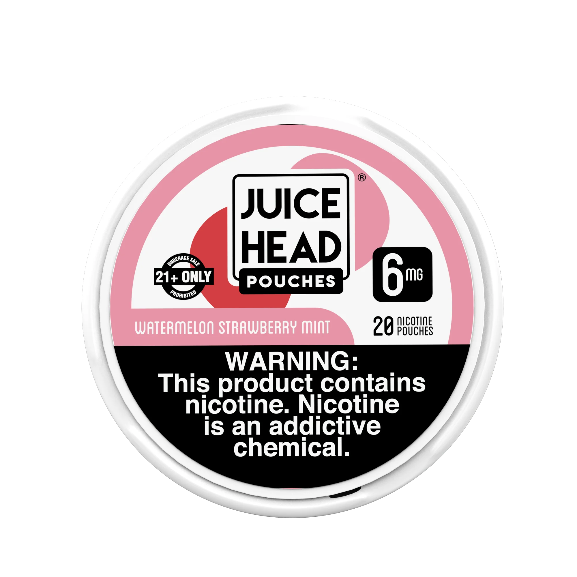 Watermelon Strawberry Mint Juice Head Nicotine Pouches 6mg