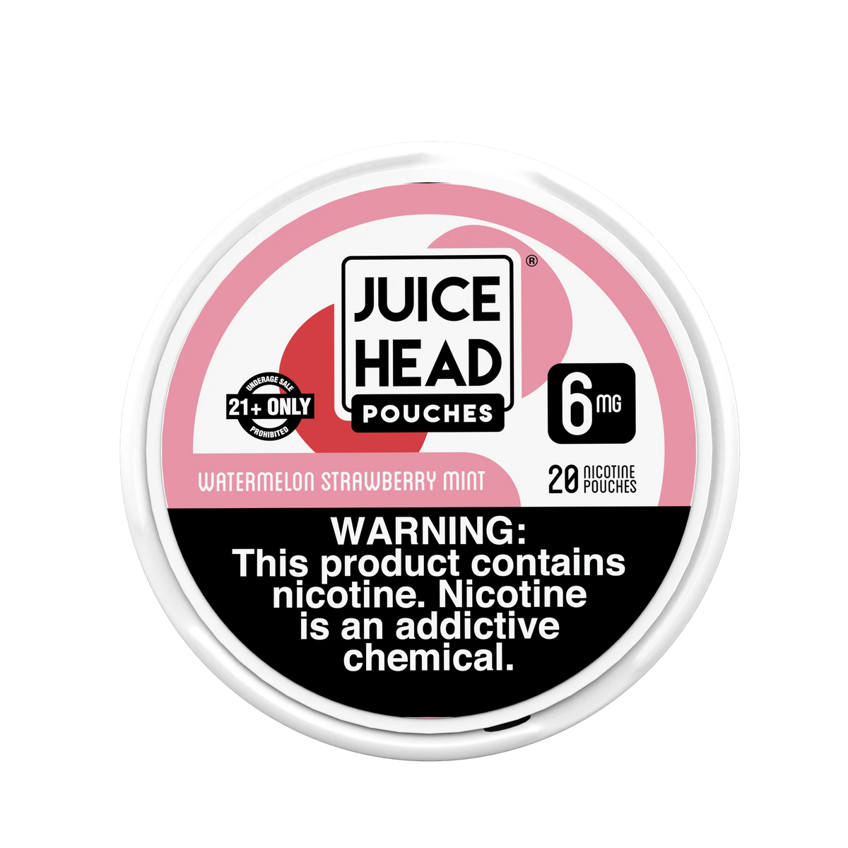 Watermelon Strawberry Mint Juice Head Nicotine Pouches 6mg