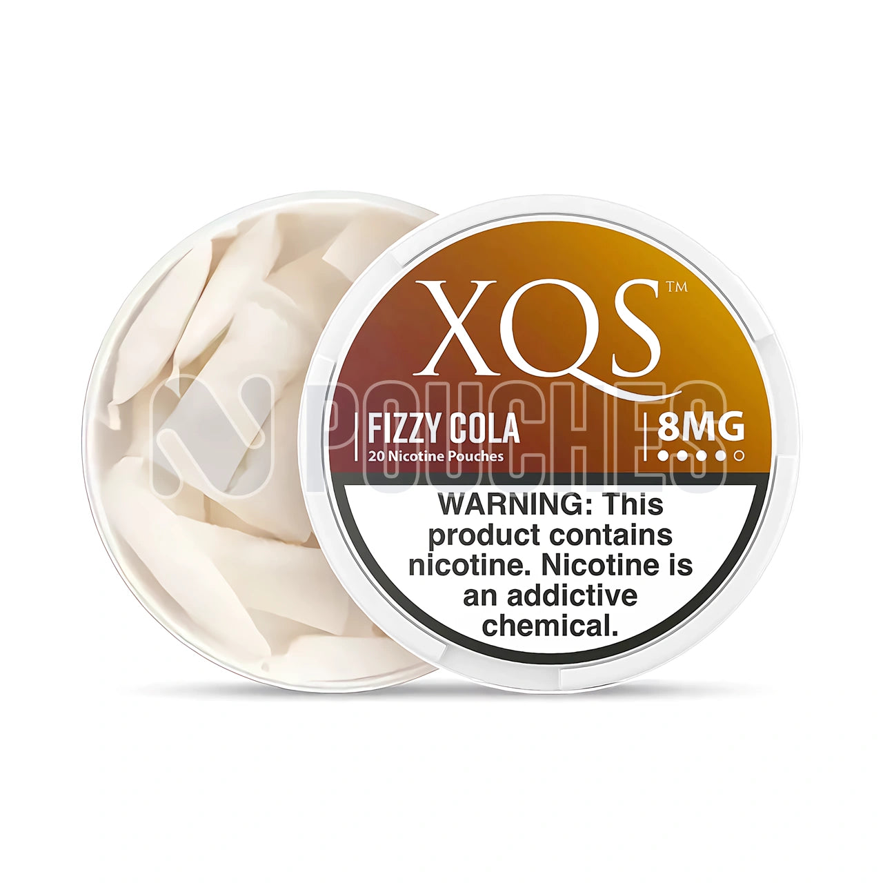 Open Box Fizzy Cola XQS Nicotine Pouches 8mg