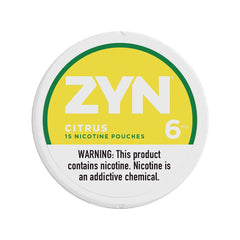 Citrus Zyn Nicotine Pouches 6mg