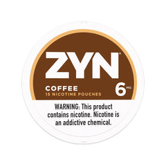 Coffee Zyn Nicotine Pouches 6mg
