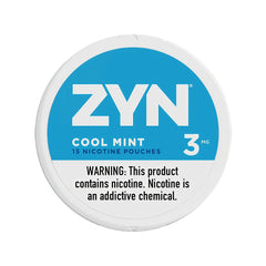 Cool Mint Zyn Bolsas de nicotina 3mg