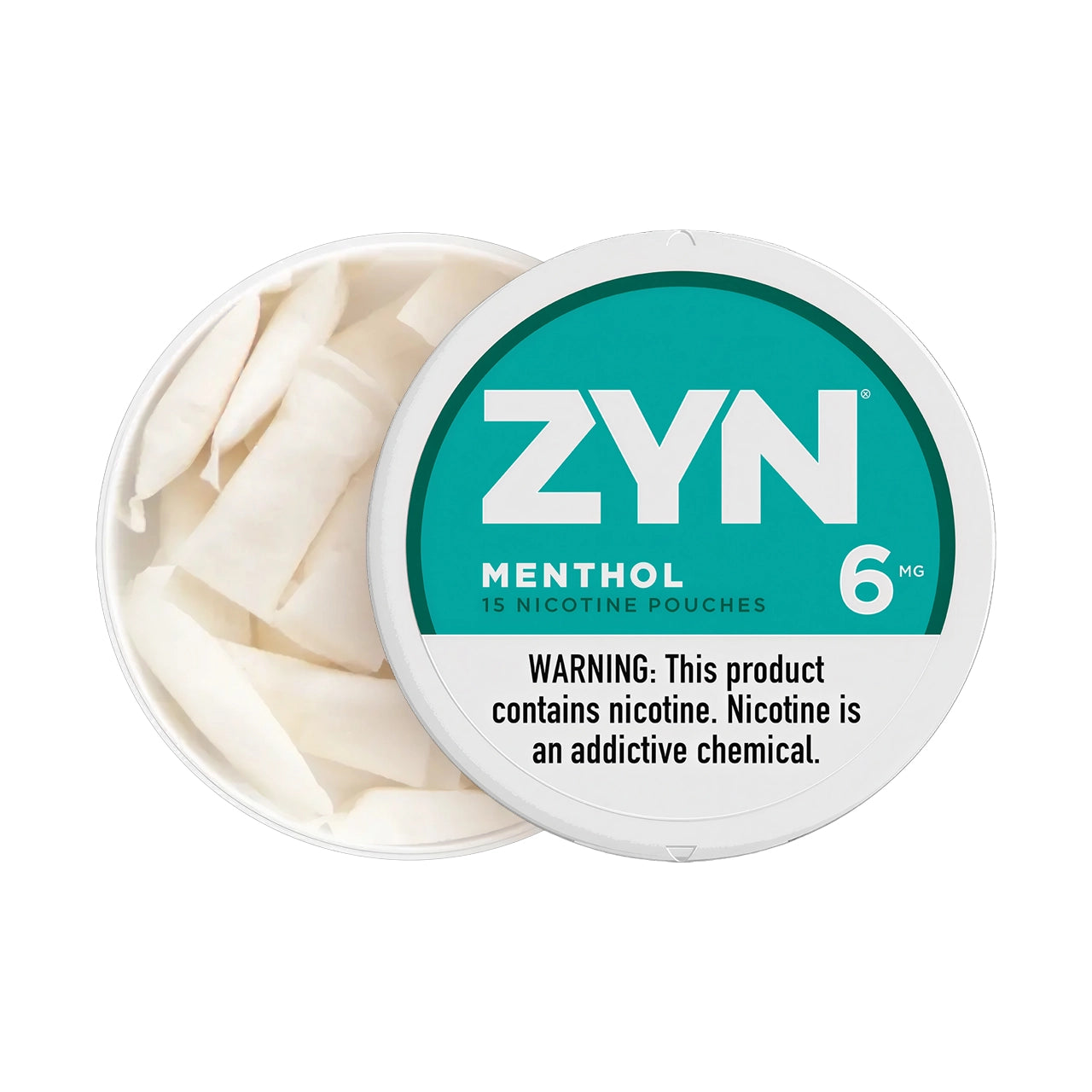 Menthol Zyn Nicotine Pouches 6 mg