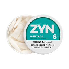 Menthol Zyn Nicotine Pouches 6 mg