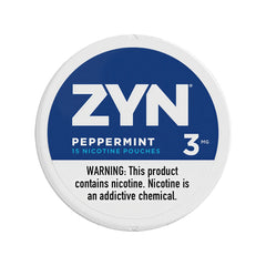 Peppermint Zyn Nicotine Pouches 3mg