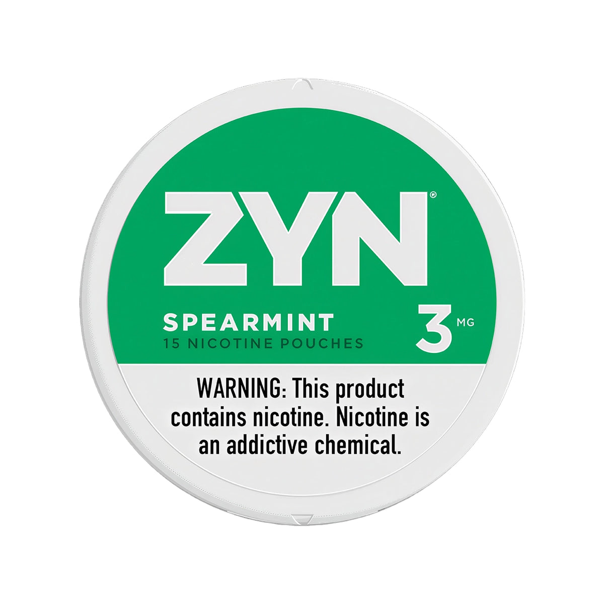 Spearmint Zyn Nicotine Pouches 3mg