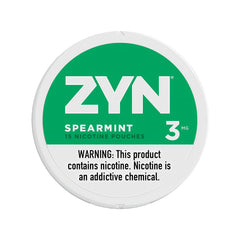 Spearmint Zyn Nicotine Pouches 3mg