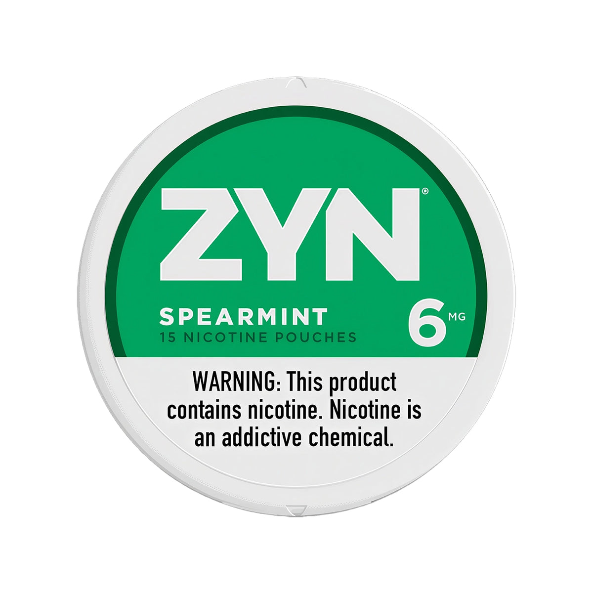 Spearmint Zyn Nicotine Pouches 6mg