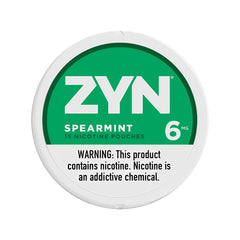 Spearmint Zyn Nicotine Pouches 6mg
