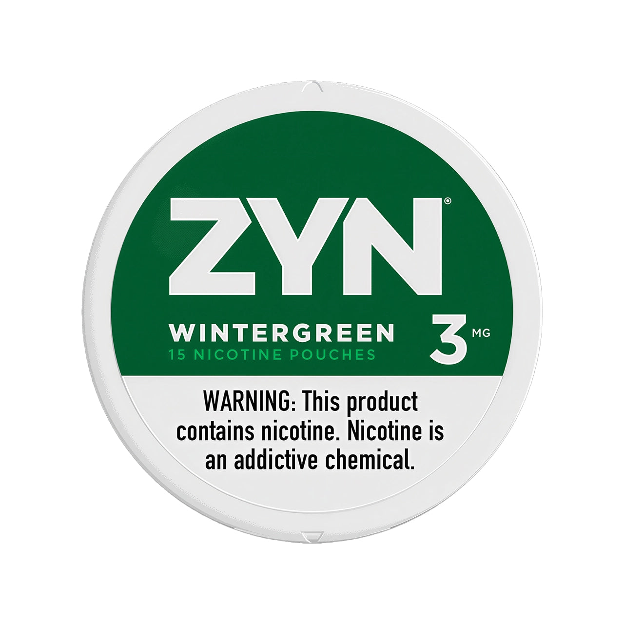 Wintergreen Zyn Nicotine Pouches 3mg