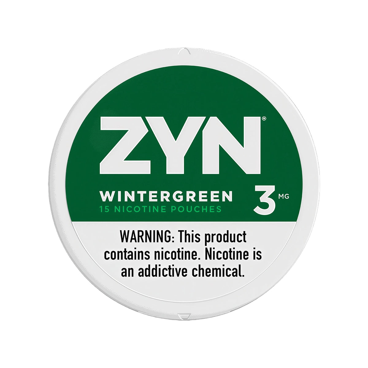 Wintergreen Zyn Nicotine Pouches 3mg