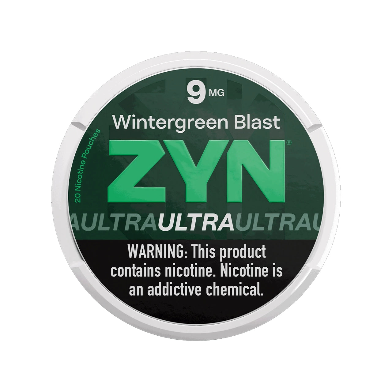 Wintergreen Blast Zyn Nic Pouches 9mg