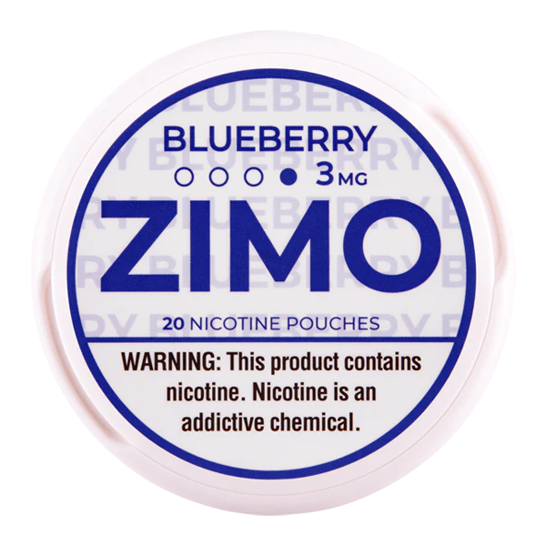 Blueberry ZIMO Nicotine Pouches 3mg