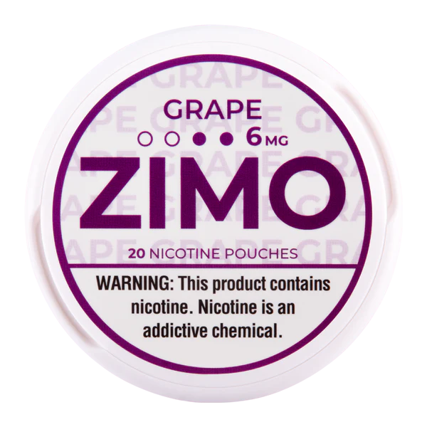 Grape ZIMO Nicotine Pouches 6mg