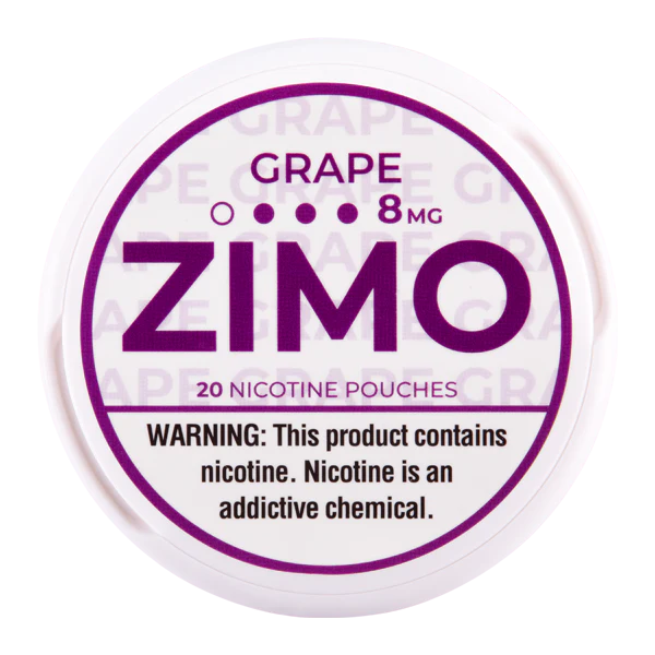 Grape ZIMO Nicotine Pouches 8mg