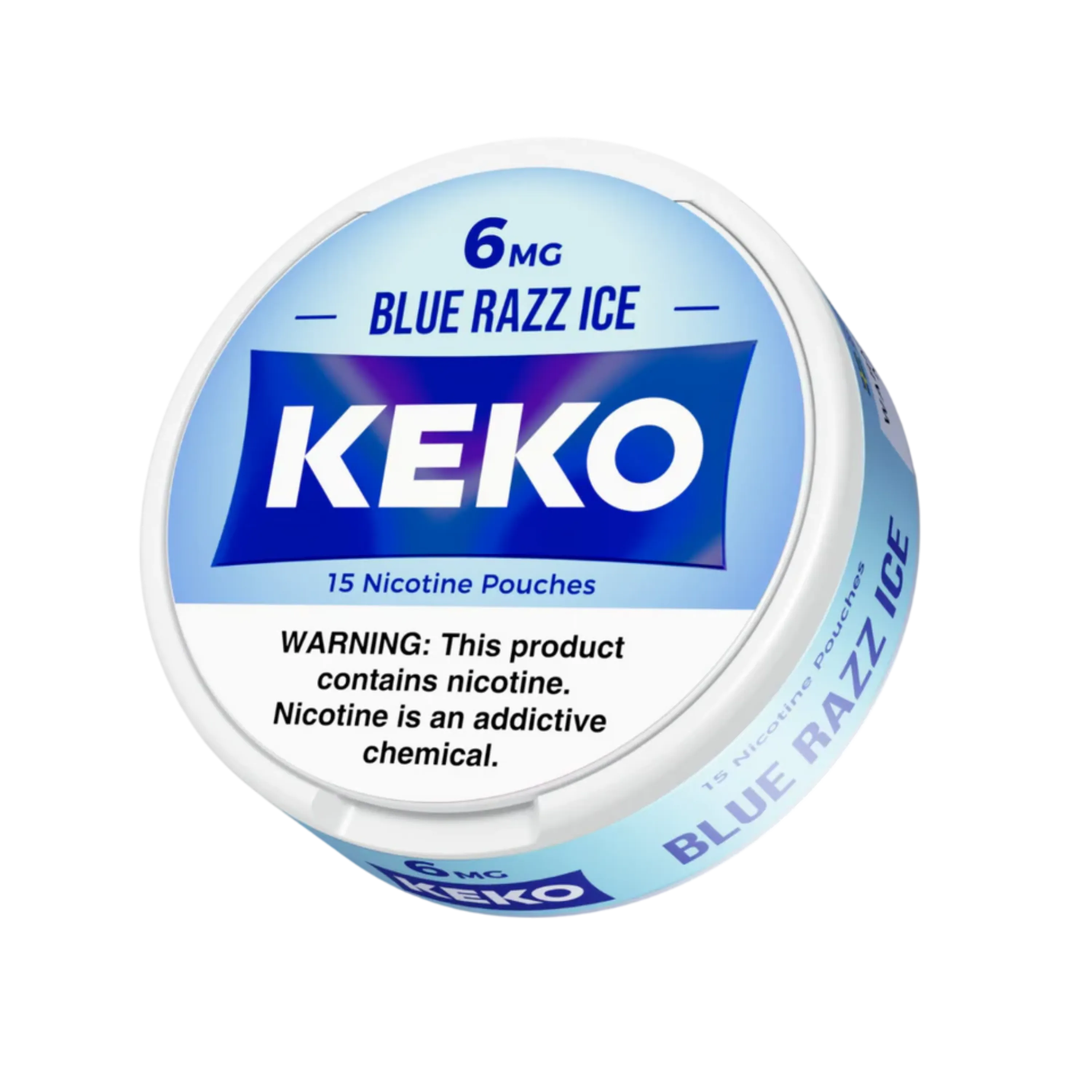 Blue Razz Ice KEKO Nicotine Pouches 6mg