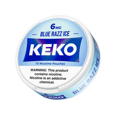 Blue Razz Ice KEKO Nicotine Pouches 6mg