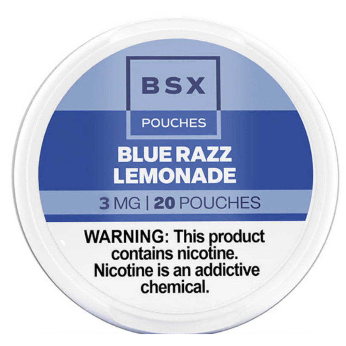 Blue Razz Lemonade BSX Nicotine Pouches 3mg