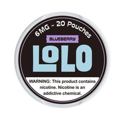 Blueberry LoLo Nicotine Pouches 6mg