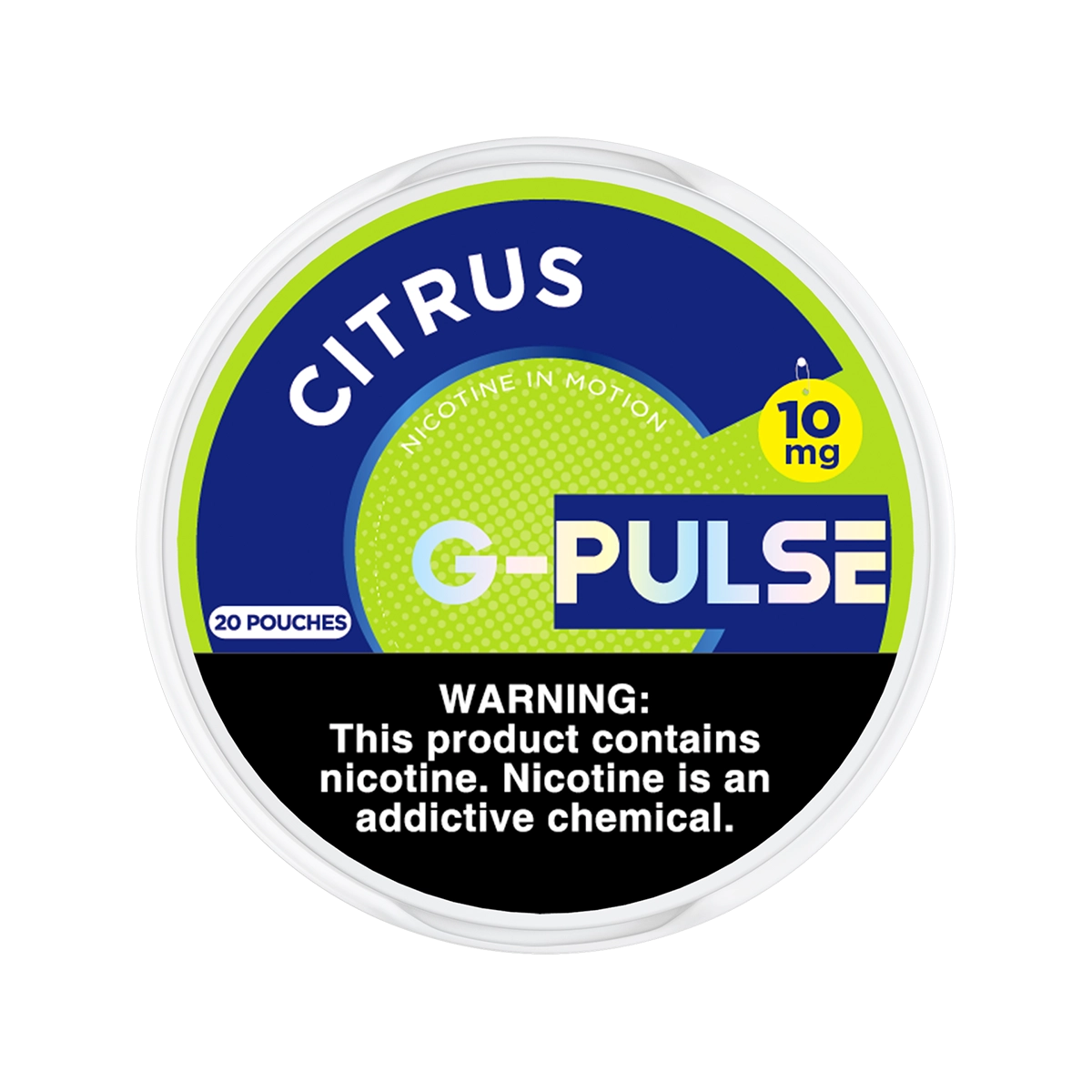 Citrus G-Pulse Nicotine Pouches 10mg