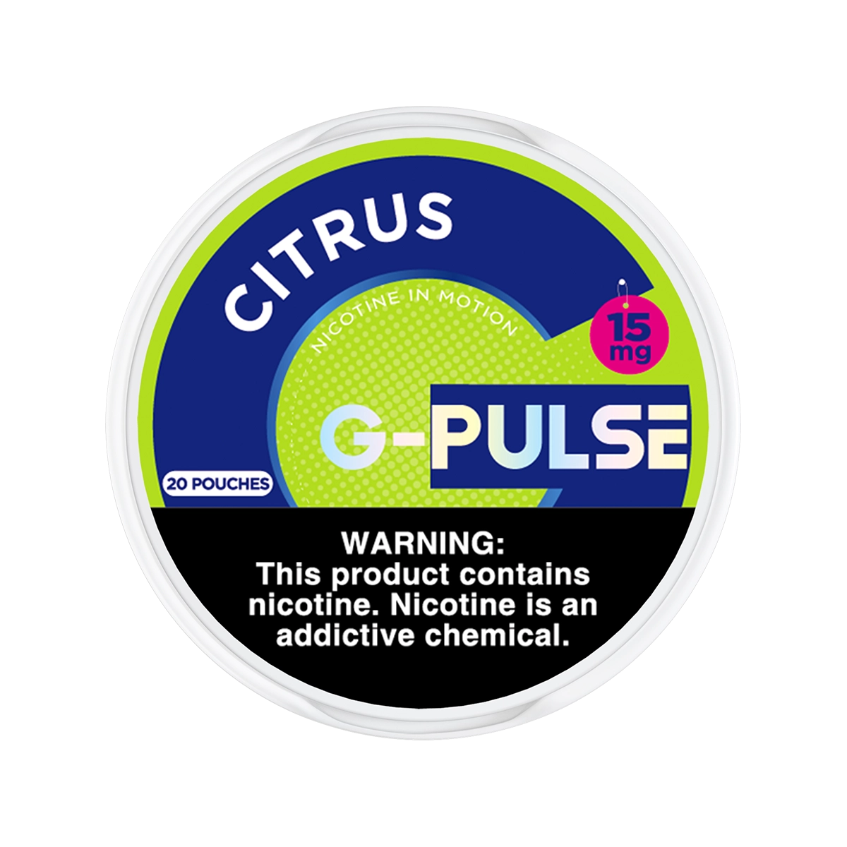 Citrus G-Pulse Nicotine Pouches 15mg