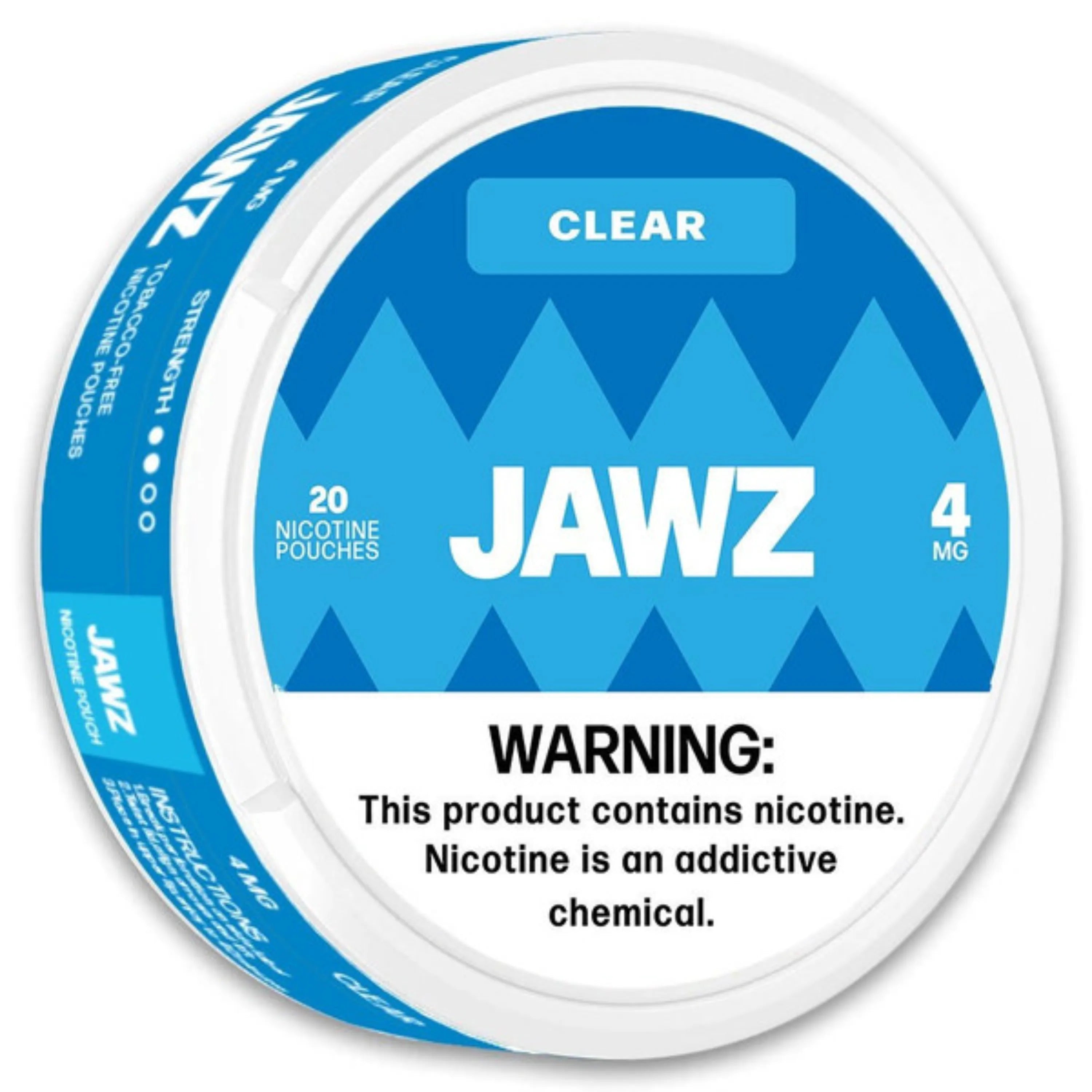 Clear JAWZ Nicotine Pouches 4mg