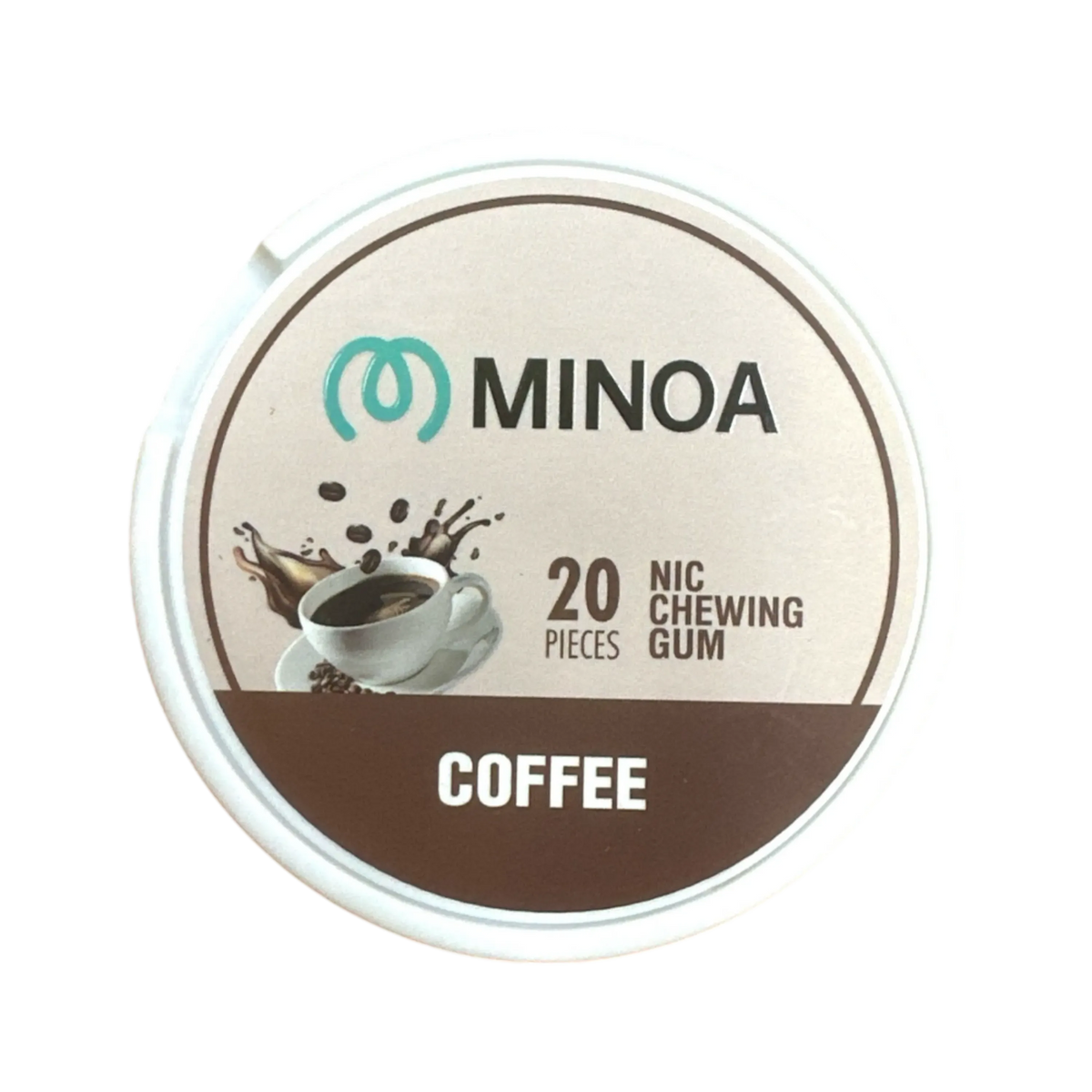 Coffee MINOA Chewing Gum Nicotine Pouches 6mg