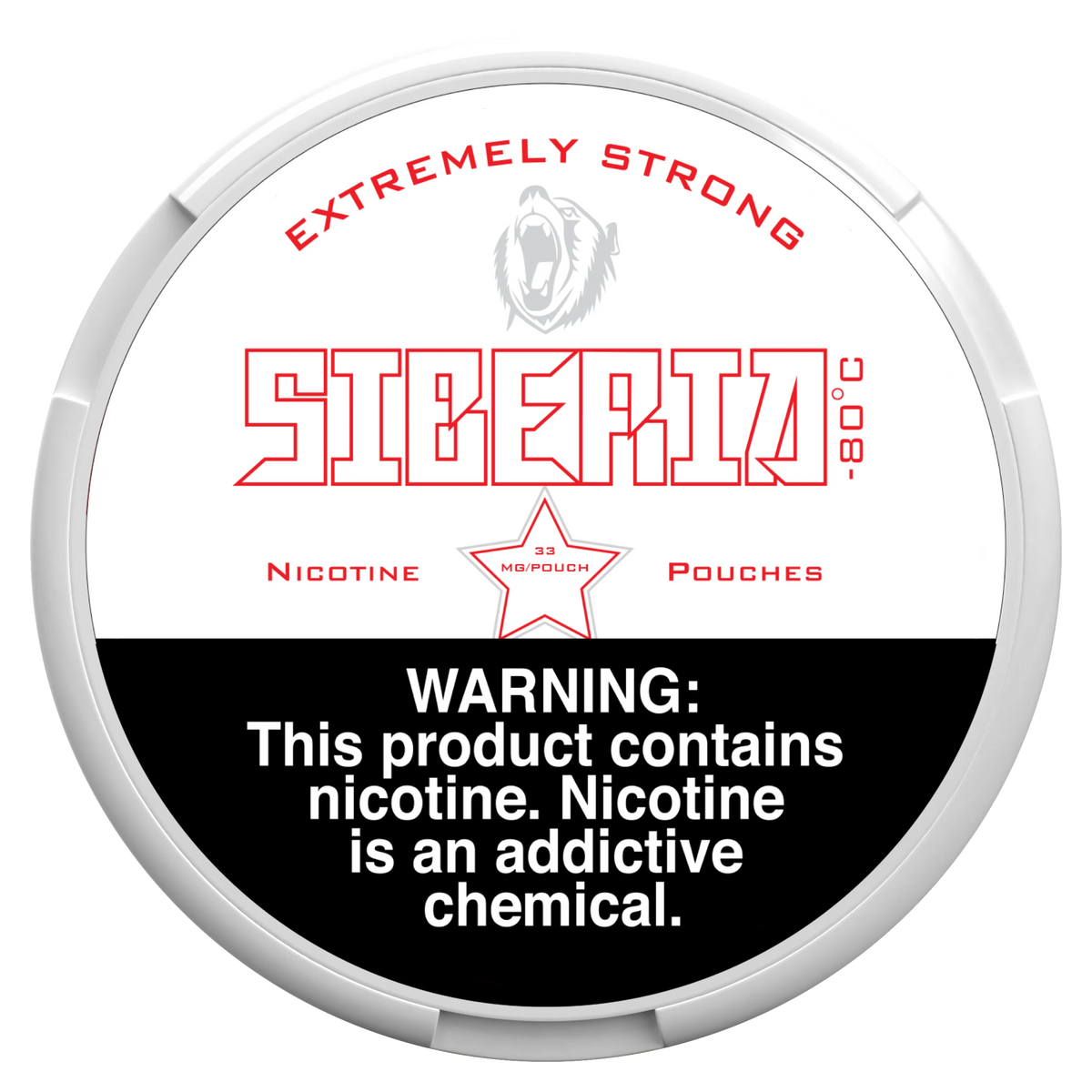 Extremely Strong - 33mg/pouch Siberia Nicotine Pouches