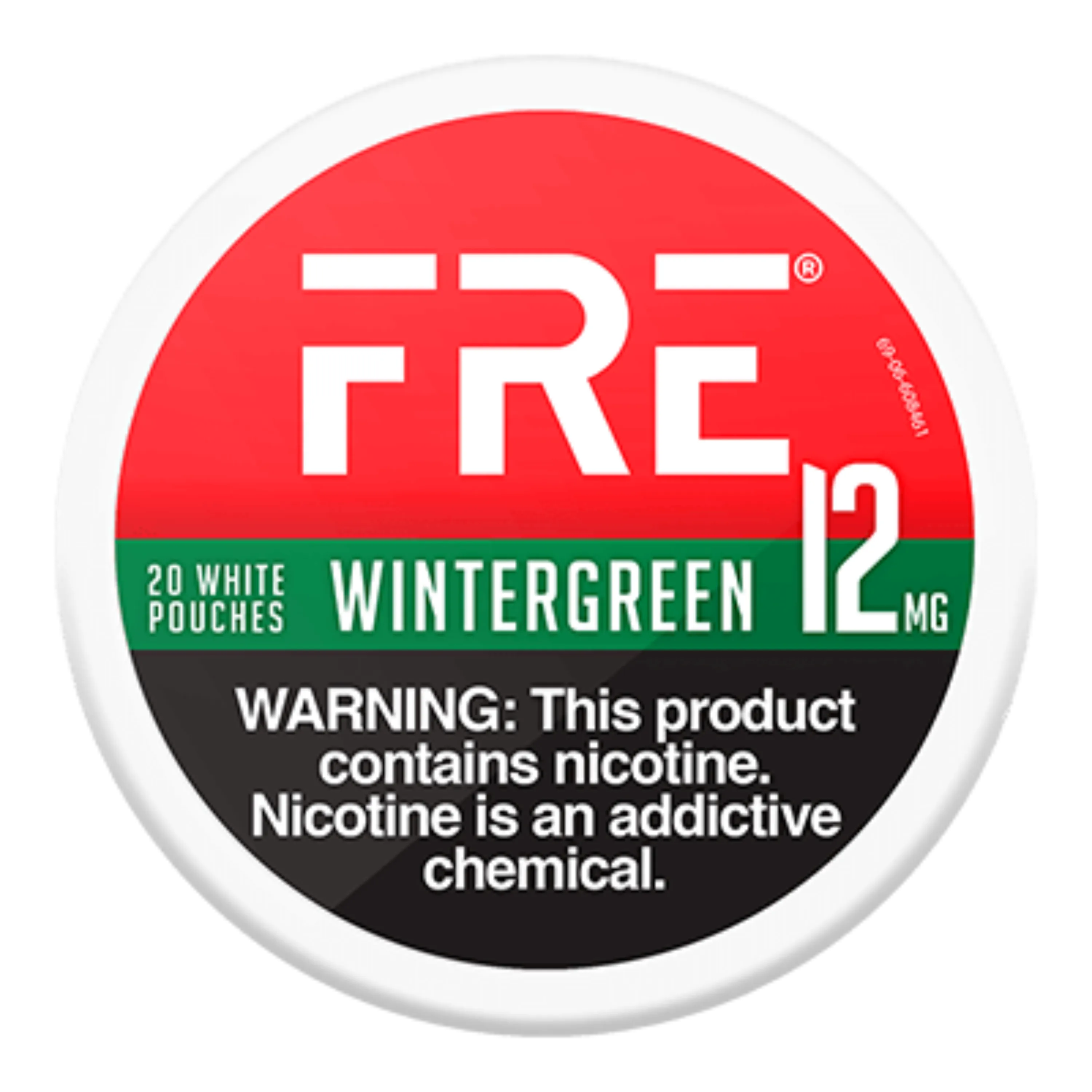 Wintergreen Fre Nicotine Pouches 12mg