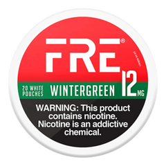 Wintergreen Fre Nicotine Pouches 12mg