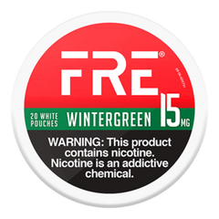 Wintergreen Fre Nicotine Pouches 15mg