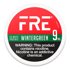 Wintergreen Fre Nicotine Pouches 9mg